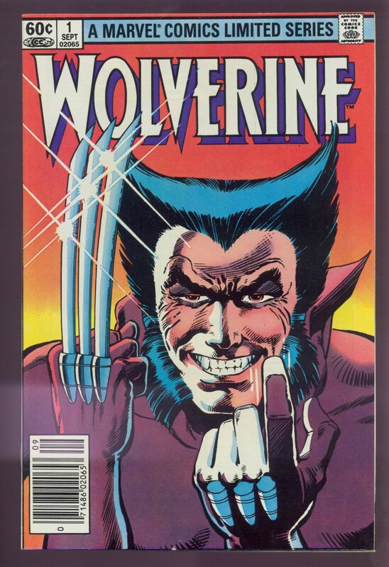 Wolverine comic book cover