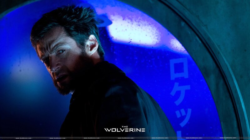 Wolverine in a blue-lit scene