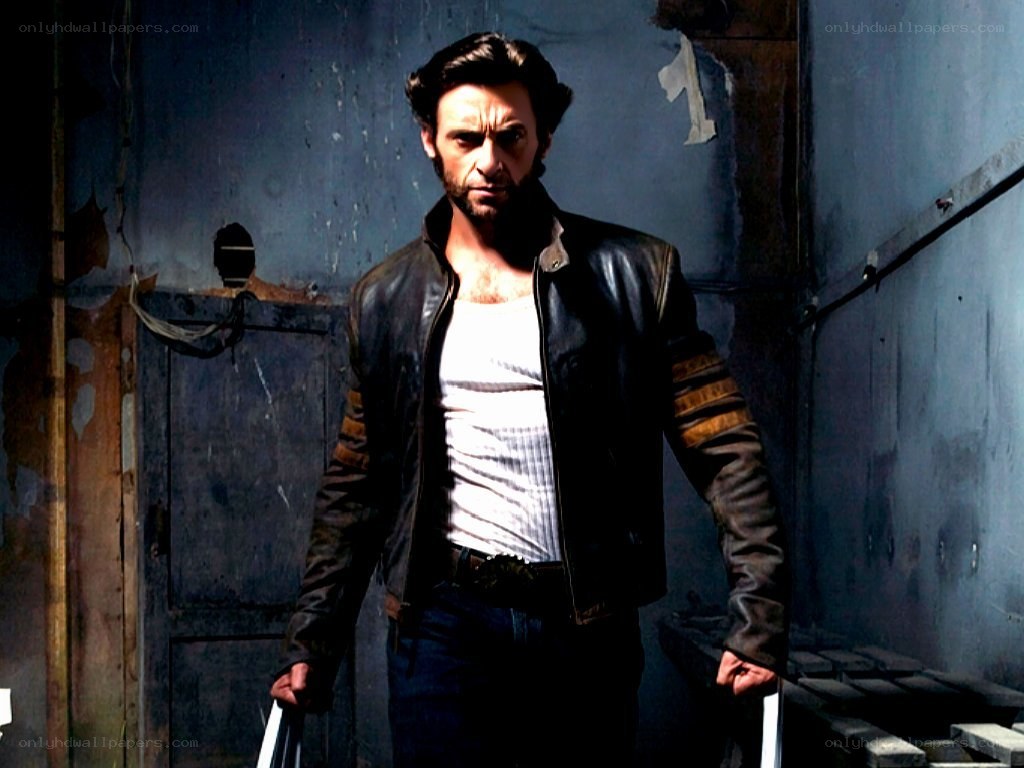 Wolverine in a dimly lit room