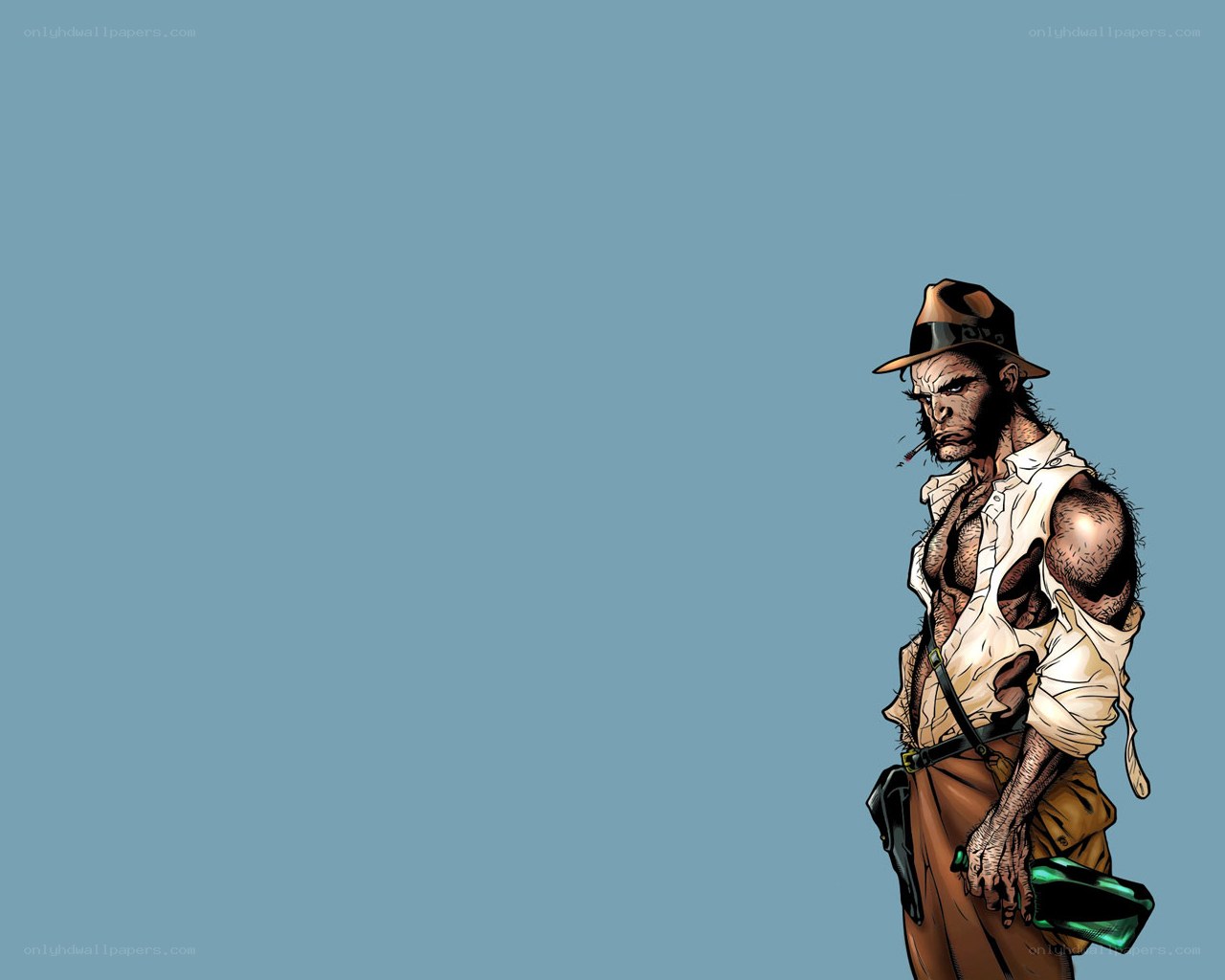 Wolverine in a hat
