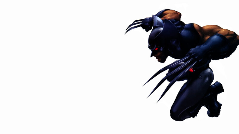 Wolverine in action pose