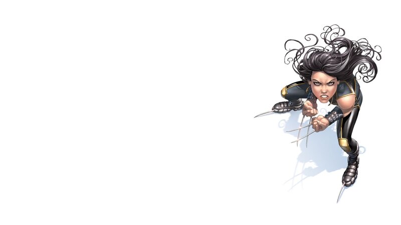 Wolverine in action pose