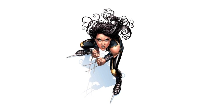 Wolverine in action pose