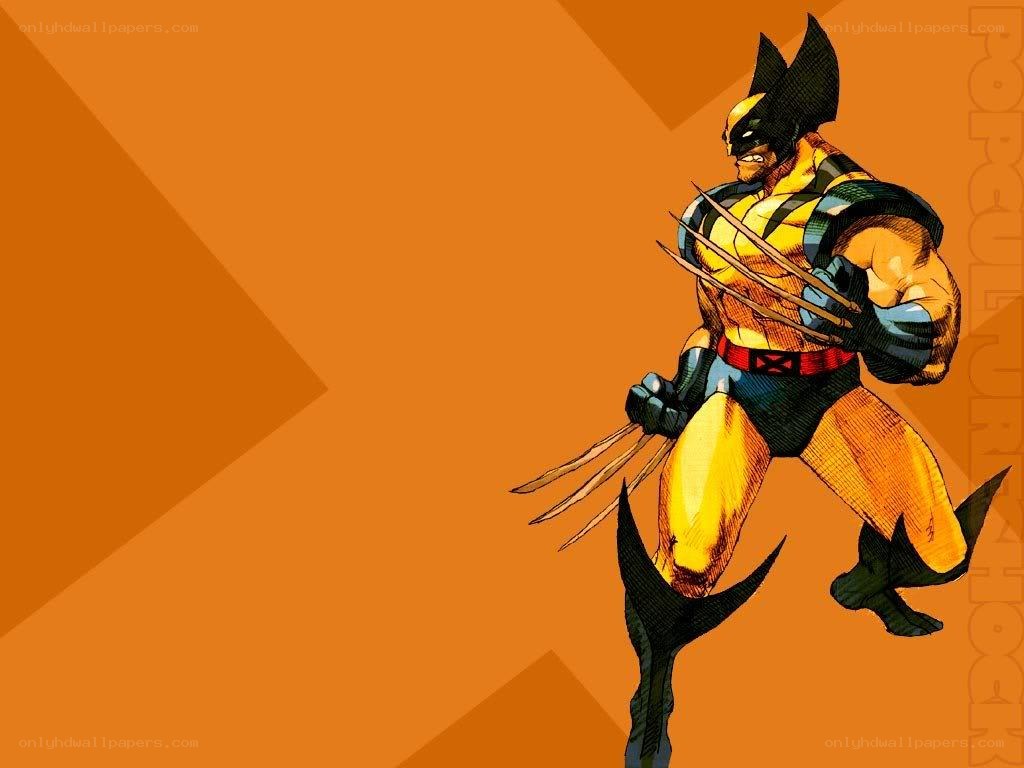 Wolverine in action pose