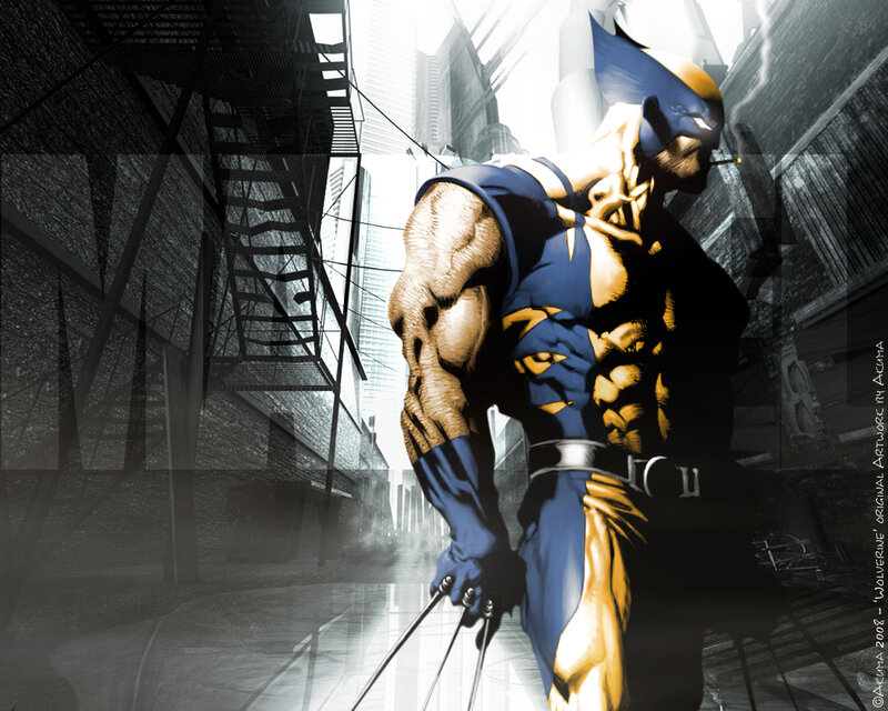 Wolverine in Alley