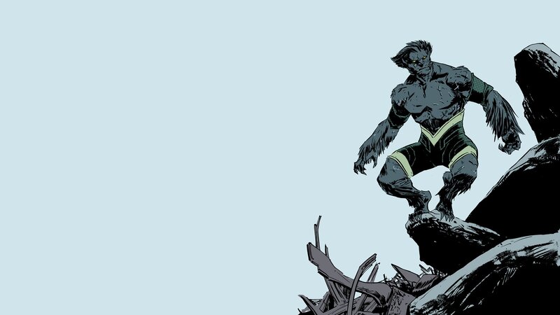 Wolverine in beast form