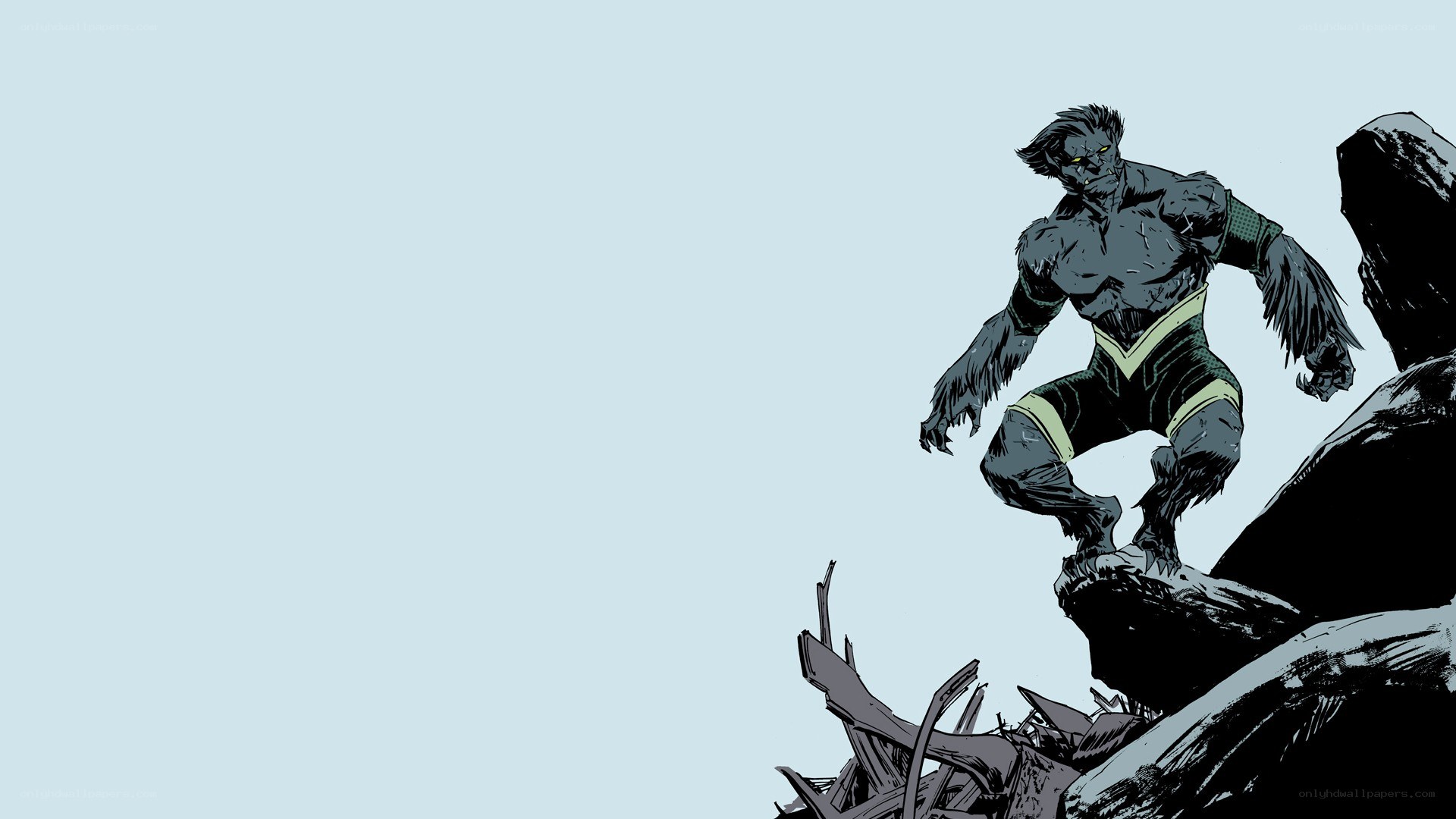 Wolverine in beast form