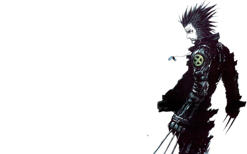 Wolverine in black suit
