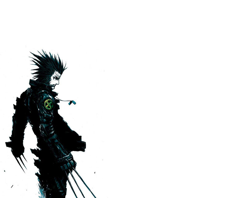Wolverine in black suit