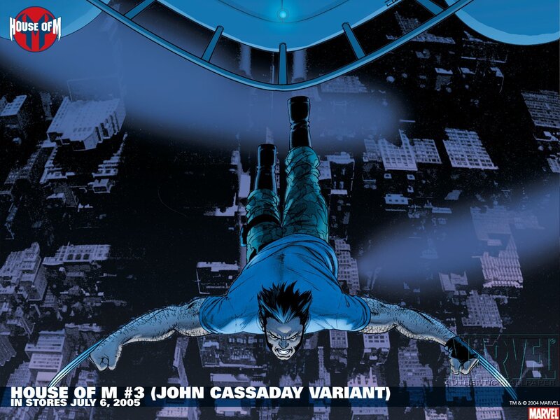 Wolverine in freefall