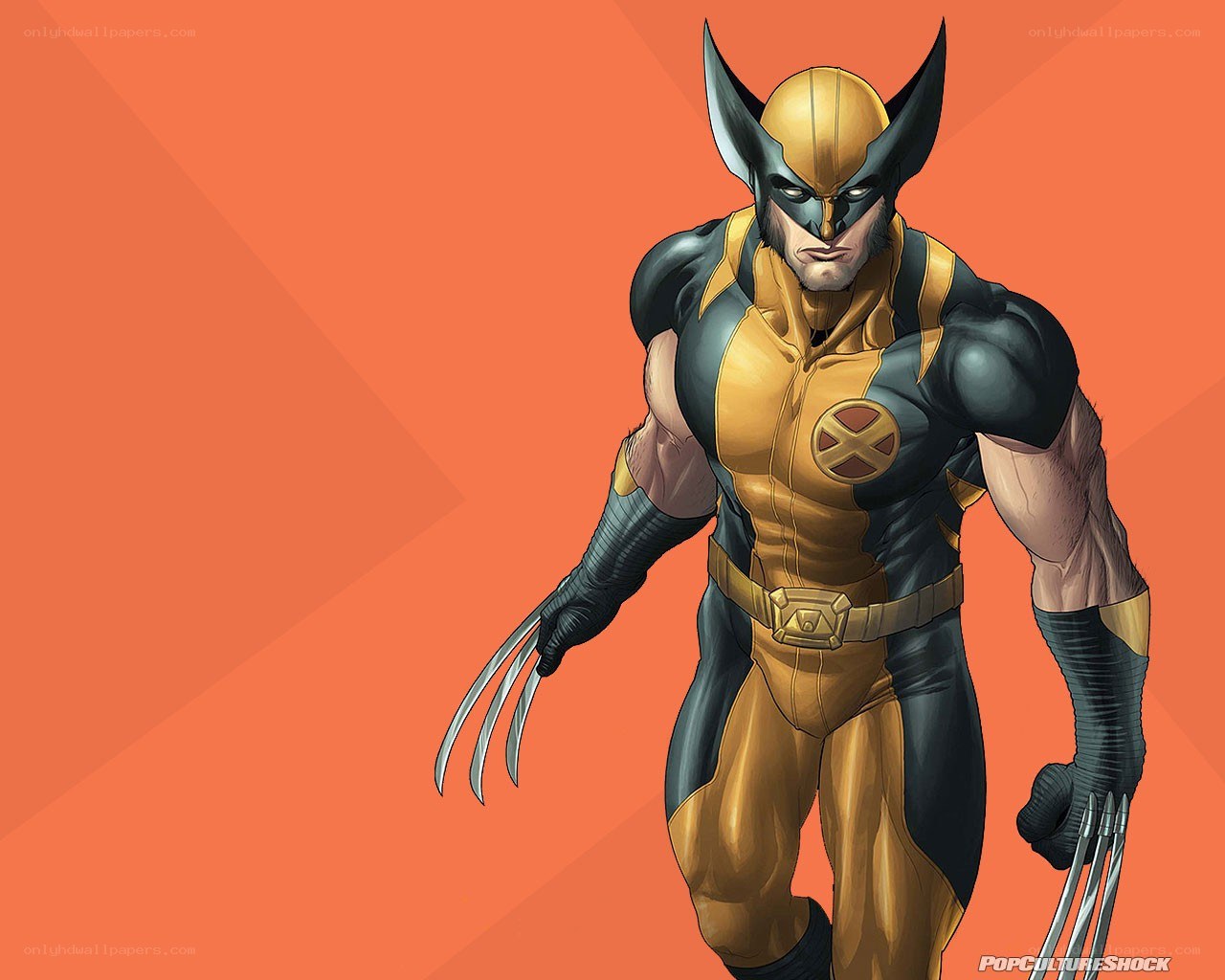 Wolverine in gold suit