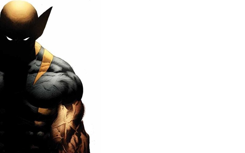 Wolverine in shadow