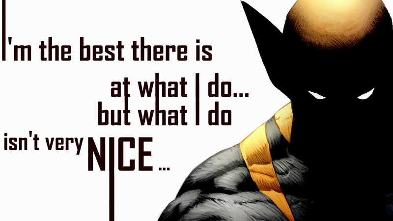 Wolverine quote image