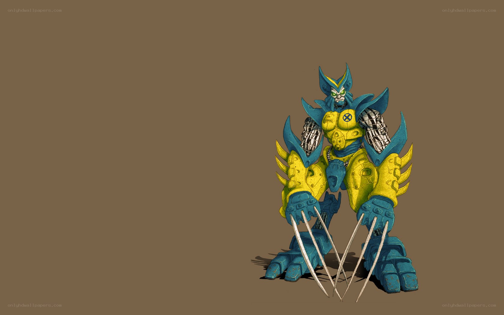 Wolverine robot character