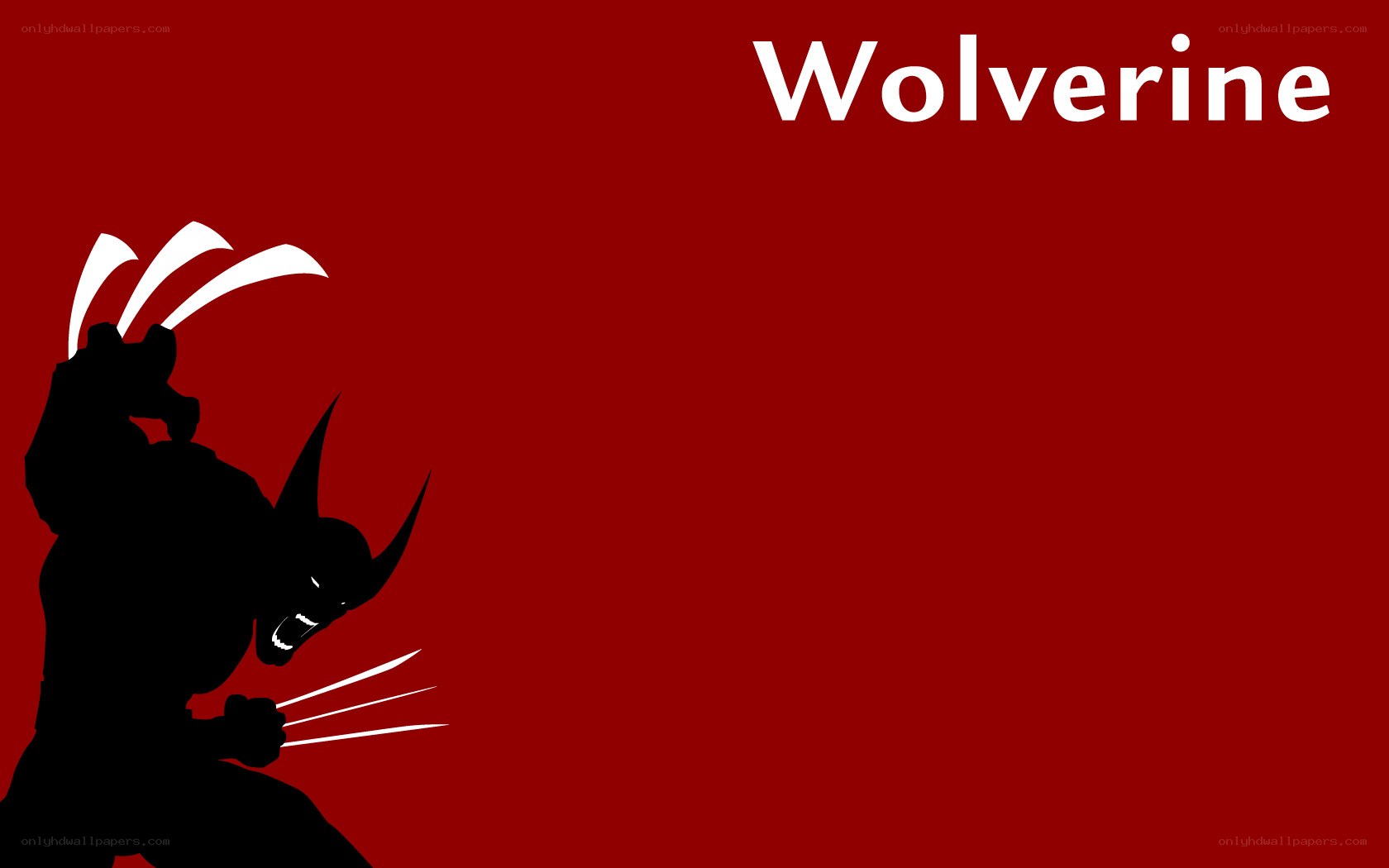 Wolverine silhouette art