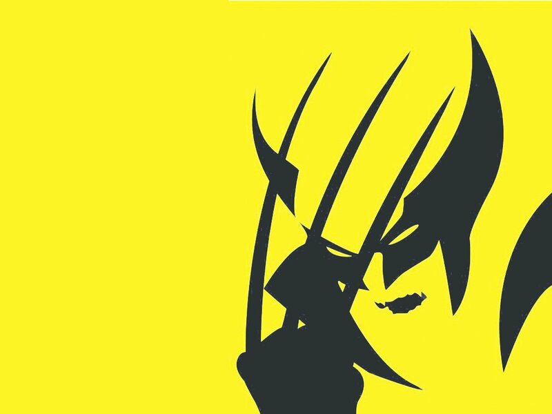 Wolverine Silhouette — Yellow