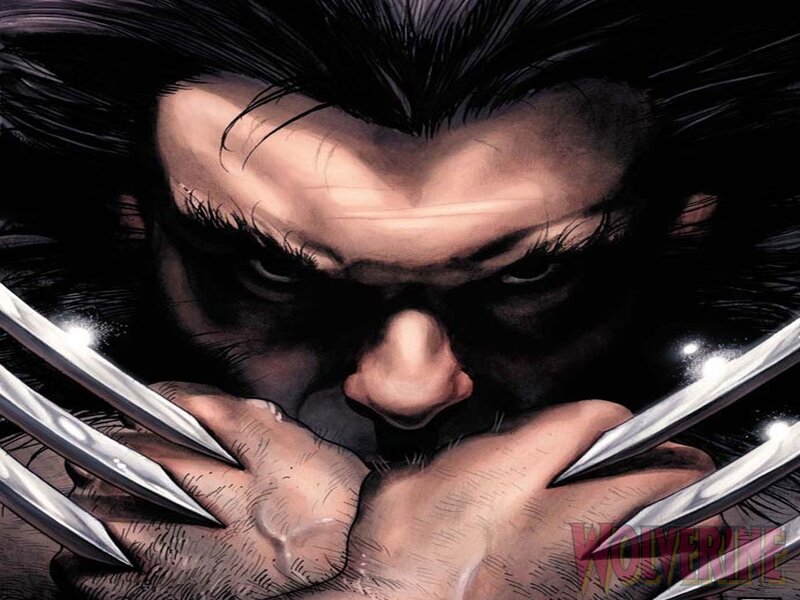 Wolverine with Claws — Black, Dramatic, Comic, Hands