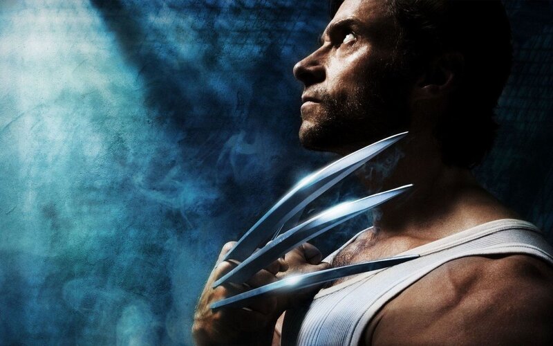 Wolverine with Claws — Blue, Dramatic