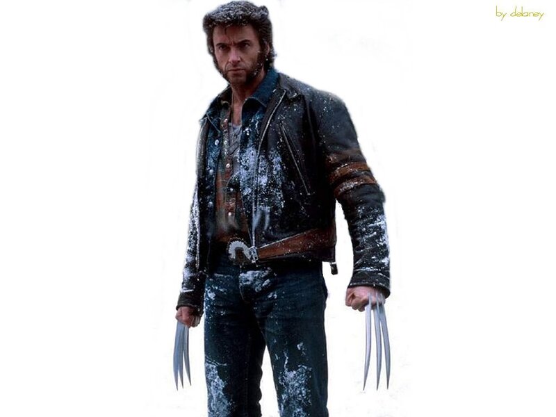 Wolverine with claws extended