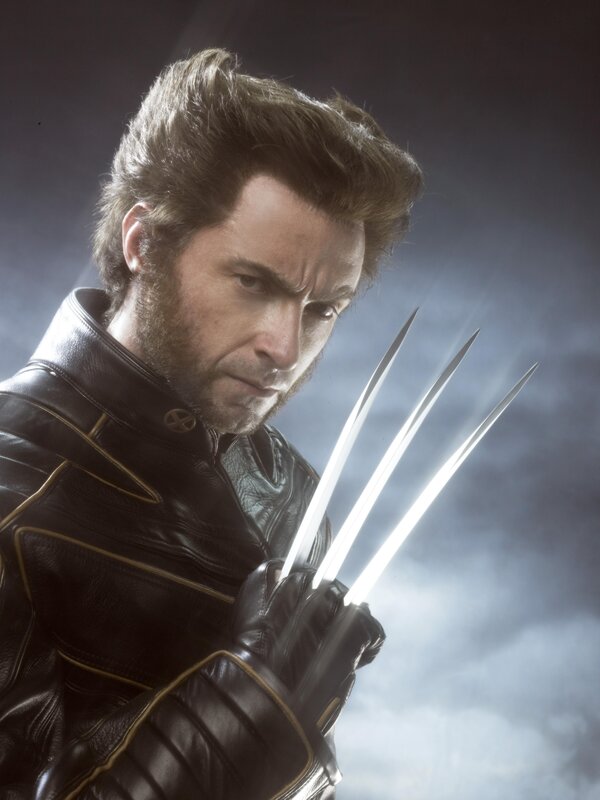 Wolverine with claws extended