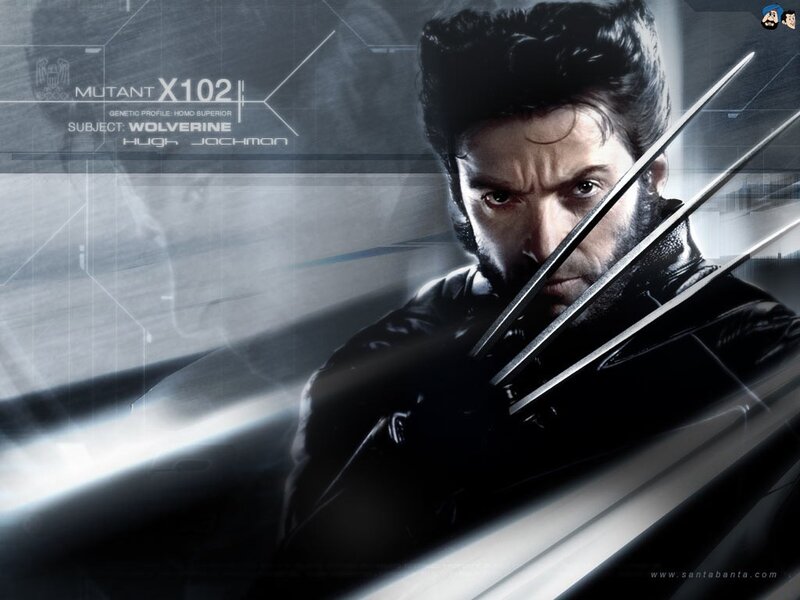 Wolverine with Claws Extended — Black, Dramatic