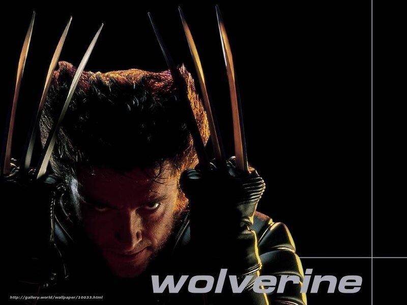 Wolverine with claws extended