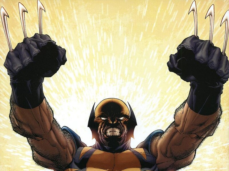 Wolverine with Claws Extended — Yellow