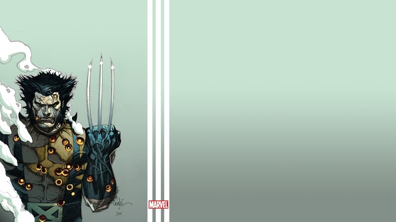 Wolverine with Claws — Green, Dramatic