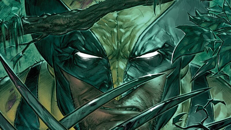 Wolverine with Claws — Green, Intense