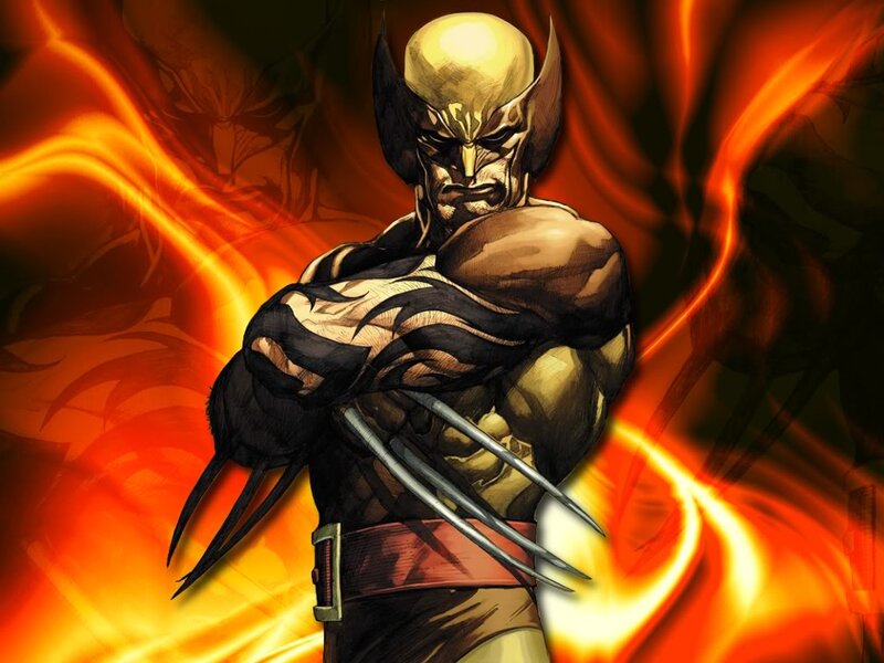 Wolverine with Claws — Red, Dramatic
