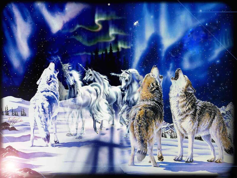Wolves and Unicorns Howling