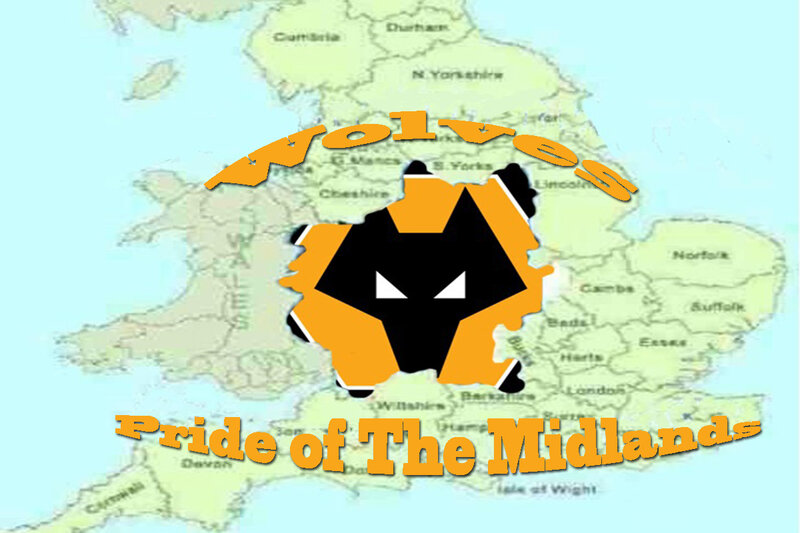 Wolves Logo on Map