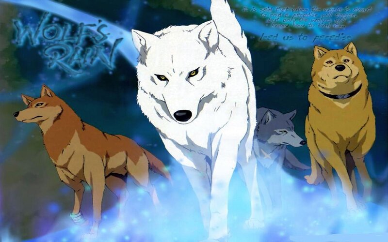 Wolves of the Rain anime art