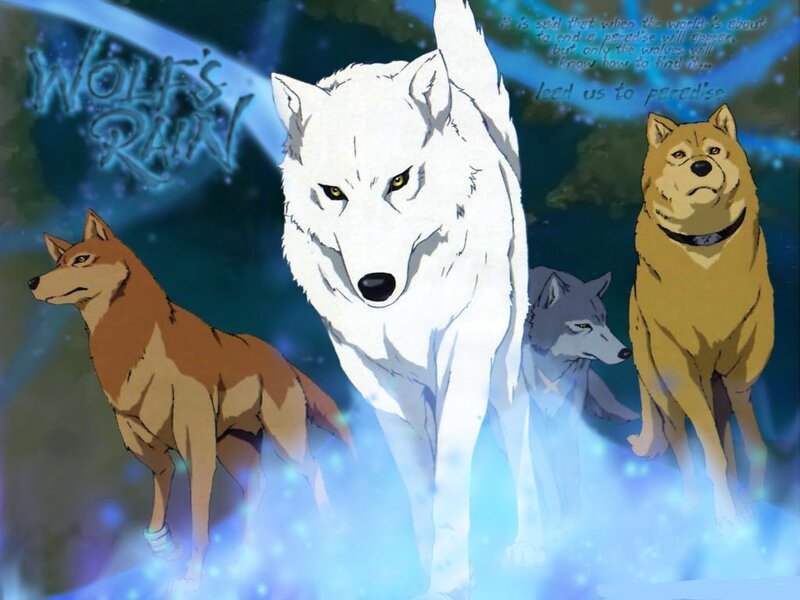 Wolves of the Rain anime art