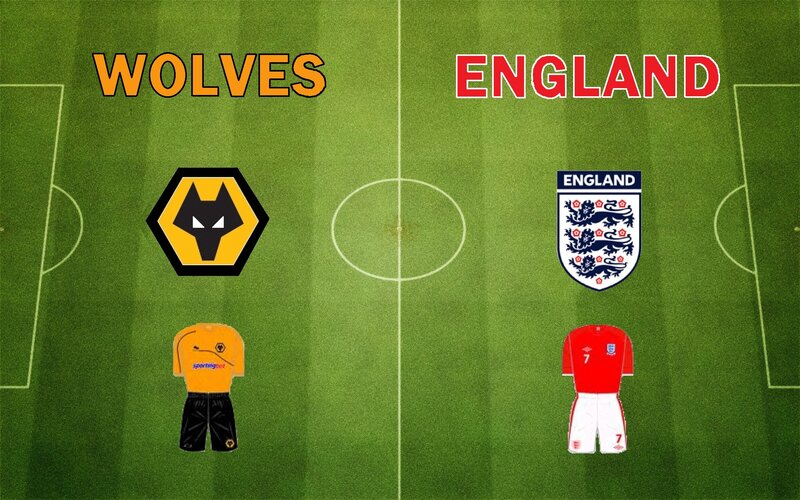Wolves Vs England Football Teams
