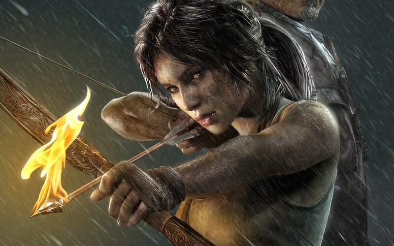 Woman Aiming Bow — Brown, Dramatic, Digital Art, Arrow