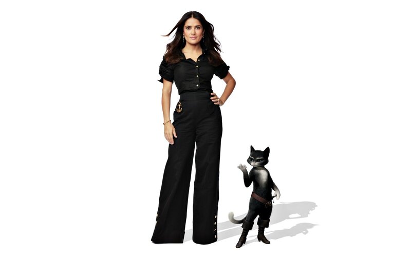 Woman and Animated Cat