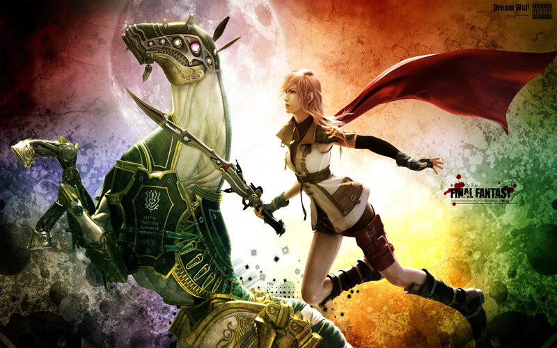 Woman and Armored Horse