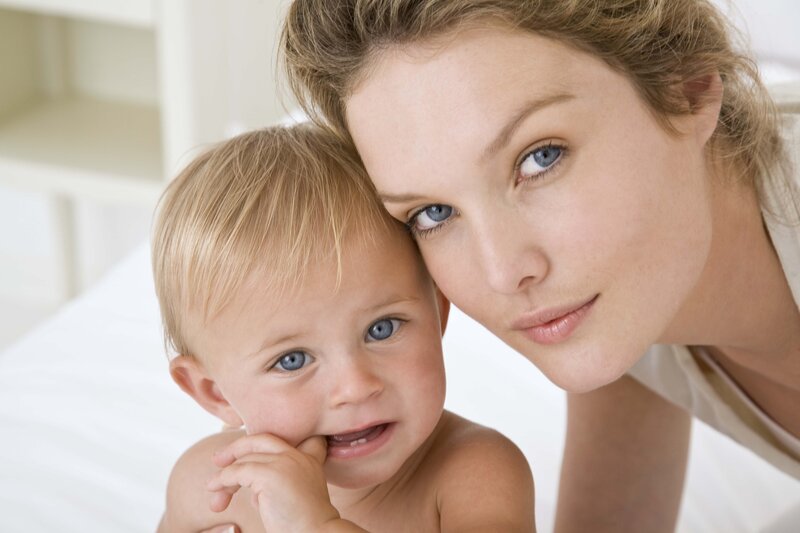 Woman and Baby