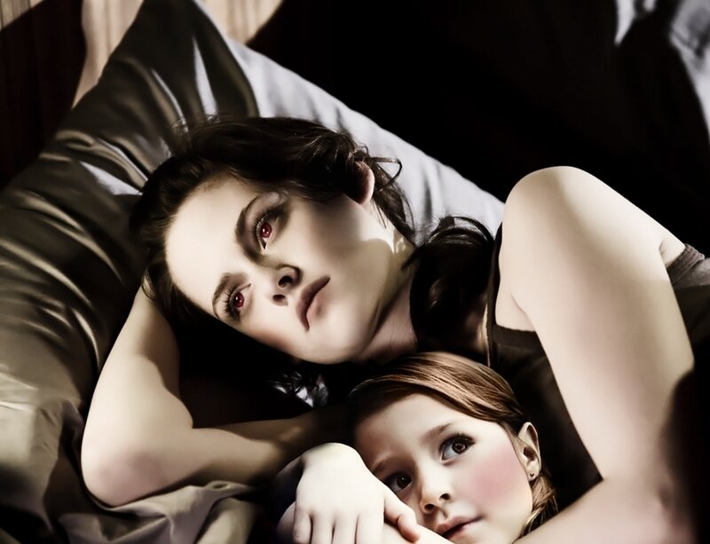 Woman and Child in Bed