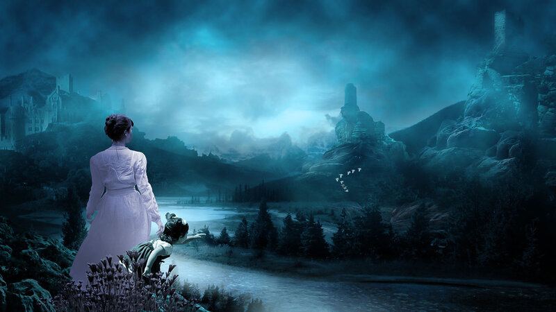 Woman and Child in Landscape