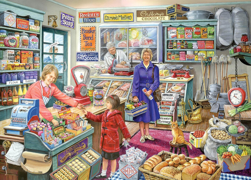 Woman and Child in Shop