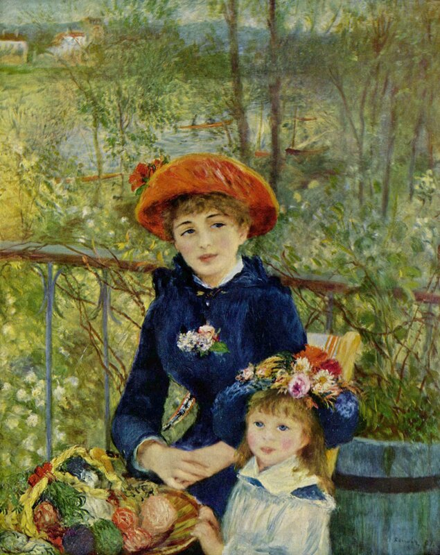 Woman and Child on a Balcony