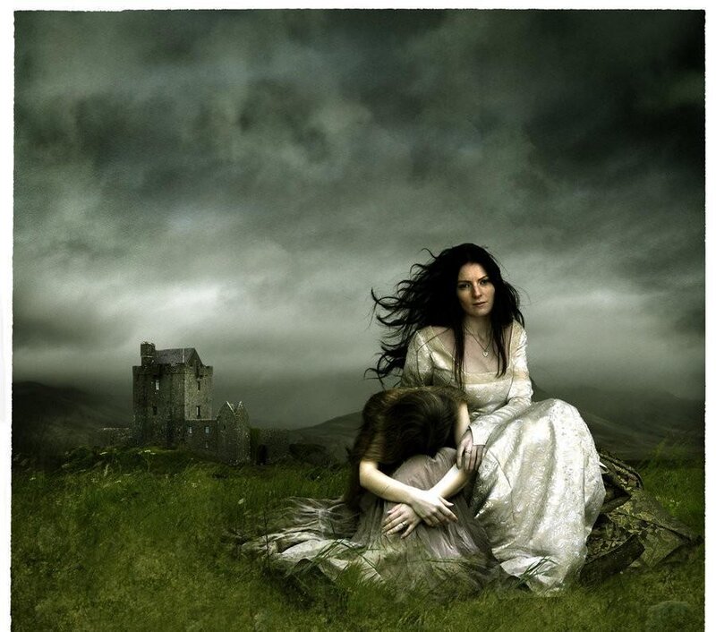 Woman and Child on Hill