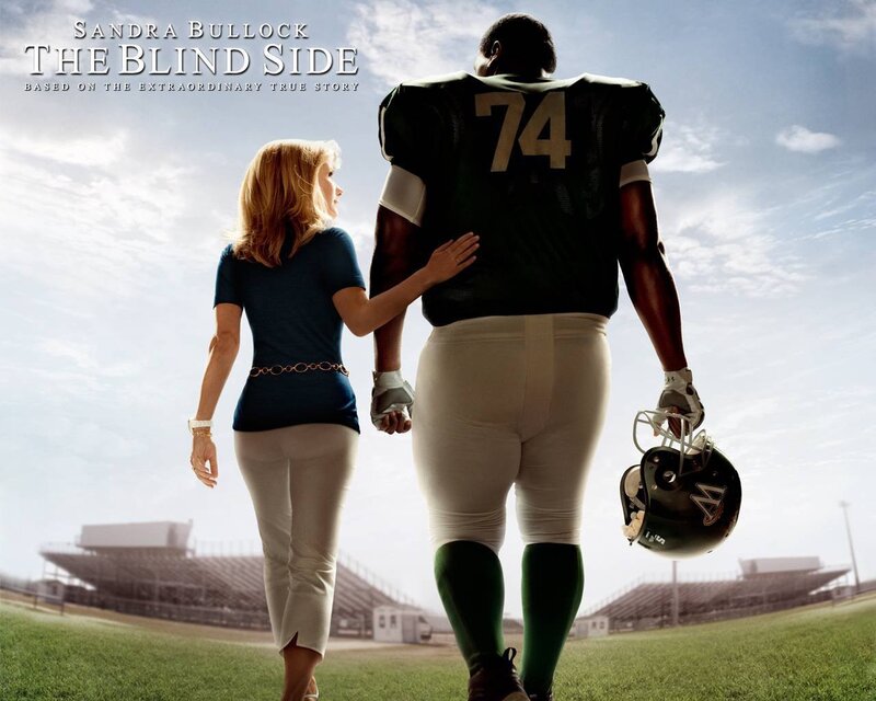 Woman and Football Player
