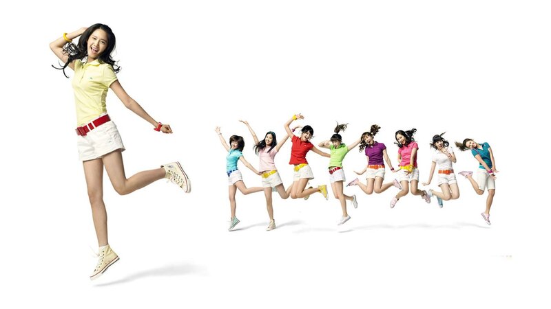 Woman and Group Jumping