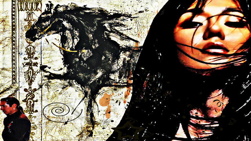 Woman and Horse Artwork