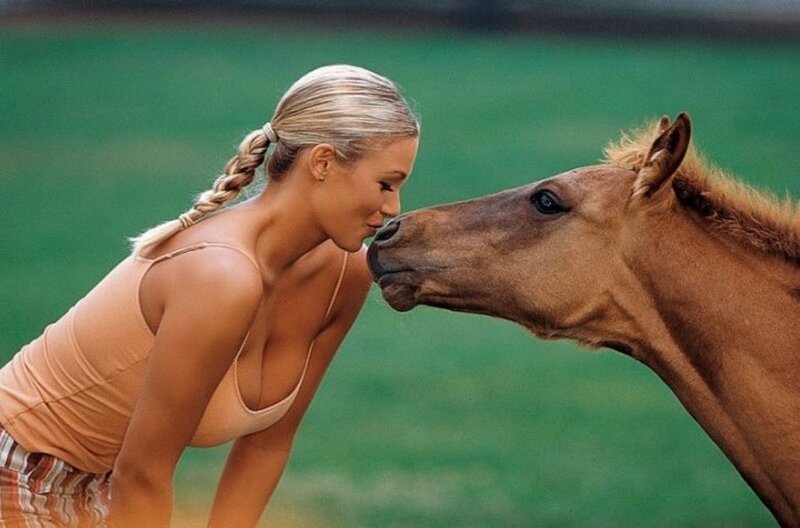 Woman and Horse