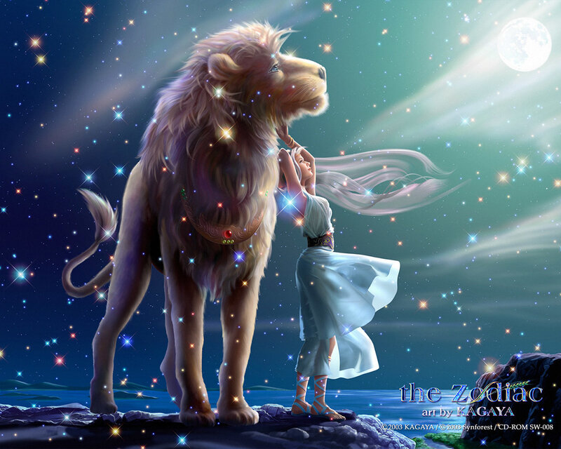 Woman and Lion