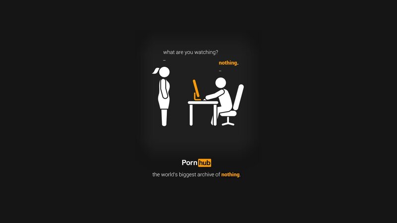 Woman and Man at Desk — Black